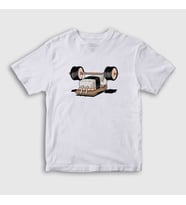 Presmono Unisex Çocuk Beyaz Gym Fitness Vücut Gelistirme Sushi T-Shirt 509340tt (Beyaz)