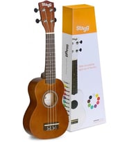 STAGG US-NAT NATUREL SOPRANO UKULELE