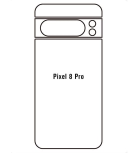 Google Pixel 8 pro Ultra Uyumlu Ön+Arka Body Şeffaf Ultra koruyucu Nano Jelatin
