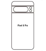 Google Pixel 8 pro Ultra Uyumlu Ön+Arka Body Şeffaf Ultra koruyucu Nano Jelatin