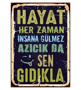 Ahşap MDF Poster (27x18cm)
