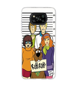 Poco X3 PRO / X3 NFC Uyumlu Scooby Doo Tasarımlı Şeffaf Telefon Kılıfı