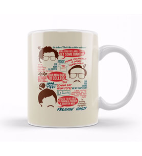Napoleon Dynamite Quotes Kupa Bardak Porselen