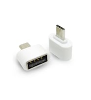 Mikro Usb Host Otg Dönüştürücü Çevirici Adaptör Beyaz