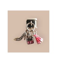 İtalyan charm bileklik ucu moda (1 adet) (Gri)