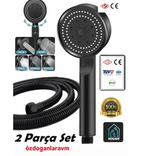 Banyo Duş Başlığı Hortumu Set