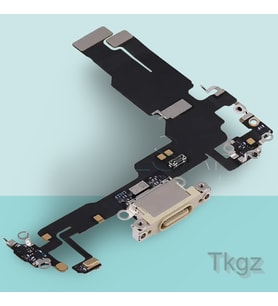 Apple İphone 15 Full Şarj Soketi Filmi FLEX (SARI)