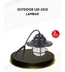 Taşınabilir Retro Çam Konisi Kamp Lambası Gece Işığı Su Geçirmez