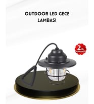 Taşınabilir Retro Çam Konisi Kamp Lambası Gece Işığı Su Geçirmez