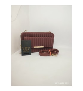 Kadın Çok Gözlü Tarz Moda EL Omuz Çanta 13x20cm - Kozmetik Ürün Hediyeli