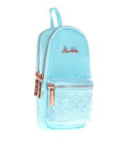 Kaukko Kalem Çantası Bright Junior Bag Kapitone-Turkuaz Üç Bölmeli Kalem Çantası (Karışık)