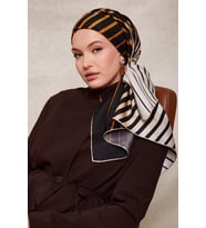 Krem Levidor Twill İpek Eşarp 42