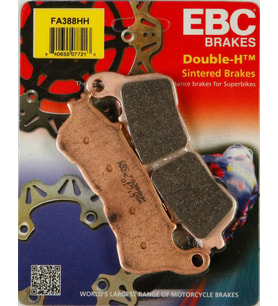 Ebc Fa388Hh 2004-2012 Honda CBF 600 Uyumlu Ön Fren Balatası Sinterli Balata (3 P