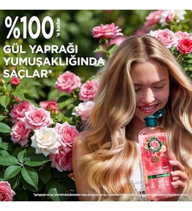 Herbal Essences Kadifemsi Yumuşaklık Gül Kokulu Hepsi Bir Arada Ağırlaştırmayan Sıvı Saç Kremi 145M