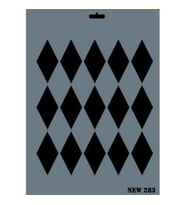 Rich New Seri N-283 Stencil 35x25 cm