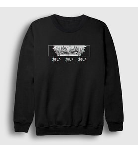 Presmono Unisex Siyah Bakugo Eyes Anime Boku No Hero Academia Sweatshirt 234327tt