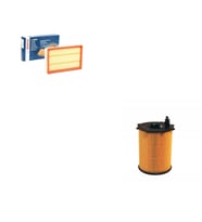 Bosch Filtre Bakım Seti Volvo S40 II 1.6 D 109 Beygir Dizel 2004-2007 Hava + Yağ filtre