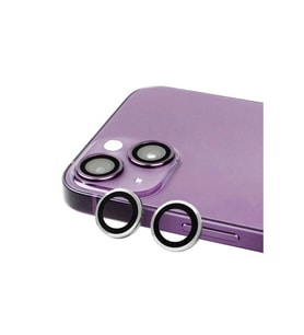 Apple iPhone 14 Plus Uyumlu Zore CL-07 Kamera Lens Koruyucu (Gümüş)