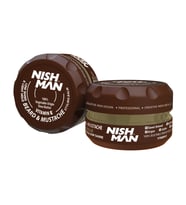 NISHMAN Sakal Şekillendirici Wax / Kolay Şekillendirme / Ultra Parlaklık 100 ML