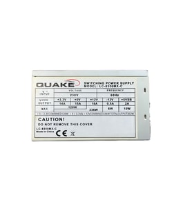 QUAKE 350 WATT POWER SUPPLY 12 CM FANLI 2 EL GÜÇ KAYNAĞI (2 EL YENİLENMİŞ ÜRÜN)