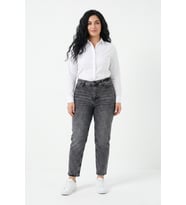 Kadın Yüksek Bel Mom Fit Jean Pantolon BGL-ST05450