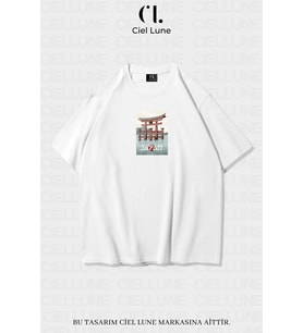Nevermind Unisex Kadın Erkek Japan Baskılı Özel Tasarım Oversize T-shirt (Beyaz)