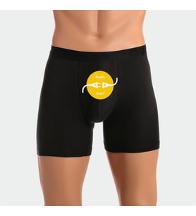 Ready-Start Hazır Başla Yazılı Erkek Man Boxer Hediye Boxer