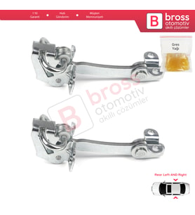 Fiat Siena Palio 178 1996-2016 Albea Strada MK1 278 46845412 İçin 2 EA Arka Sağ Sol Kapı Gergi Yayı