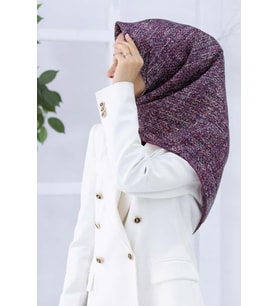 Vissona Tivil İpek Eşarp 50075-0018-0044  Bordo