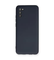 Samsung Galaxy A03S Kılıf Nano içi Kadife Silikon - Lacivert