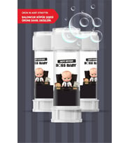 Patron Bebek Boss Baby Temalı Doğum Günü * 18 Adet Köpük Baloncuk Etiketi