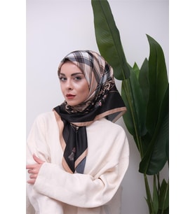 Renkli Karma Desen Dijital Soft Eşarp