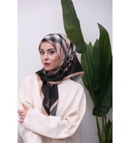 Renkli Karma Desen Dijital Soft Eşarp