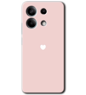 Redmi Note 13 Pro 5G Kılıf HD Desen Baskılı Kılıf - Sade Kalp