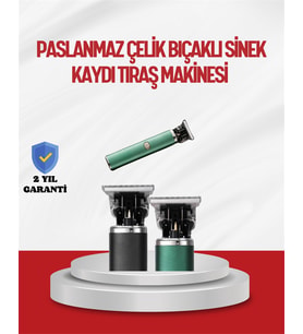 Saç Sakal Ense Paslanmaz Çelik T-Bıçak Vücut Tıraş Makinesi