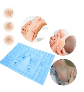 Acupressure Ayak Paspası ve Ayak Refleksoloji Yumuşak Duyu Matı Mavi Renk
