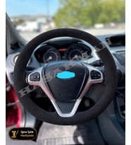 Ford Tourneo Courier Dikme Direksiyon Kılıfı Alcantara Süet Monza Black Trend-Deluxe-Titanium 2014-2018
