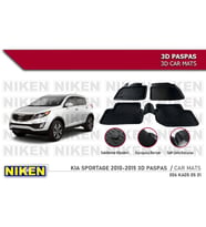 Kia Sportage Havuzlu 3D Paspas Niken Siyah 2011-2015 Arası