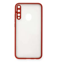 P40 Lite E Kılıf Montreal Silikon Kapak - Kırmızı