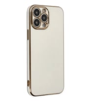 Newface Apple iPhone 14 Pro Max Kılıf Volet Silikon - Beyaz