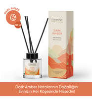 Misedor Dark Amber Çubuklu Oda Kokusu 120 ml
