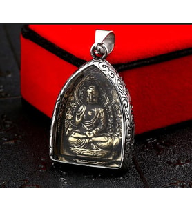 Budist Koruyucu Guardian Kolye / Budizm Budist Kolye /Fudo Myoo Kolye