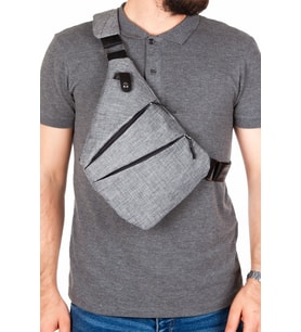 NEWİSH POLO HEYBE POSTACI ÇANTA-BODY BAG (Gri)