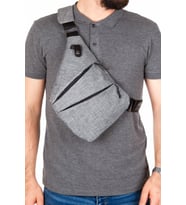NEWİSH POLO HEYBE POSTACI ÇANTA-BODY BAG (Gri)