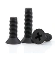 M3 X 15Mm Düz Başlı Plastik Civata Vida Siyah X 5 Adet (rf008)