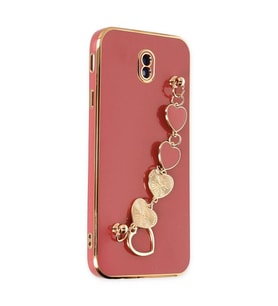 Samsung Galaxy J7 Pro / J730 Kılıf Esila Silikon - Kırmızı