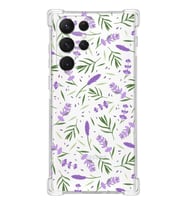 PrintiFy Samsung Galaxy S22 Ultra Uyumlu Water Color 3 Baskılı Şeffaf Köşe Korumalı Antişok Kılıf
