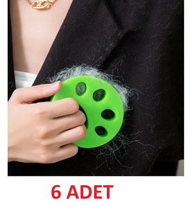Çamaşır Makinesi Ve Evcil Hayvanlar İçin Tüy Toplayıcı Yıkanabilir Aparat 6 Adet (5343)