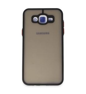 Samsung Galaxy J7 Kılıf Montreal Silikon Kapak - Siyah