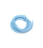 SPELT Şarj Aleti Kablosu Kablo Koruyucu Kordon Spiral Sarma Kılıf Koruma Mavi